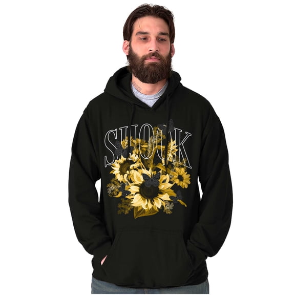 Urban Streetwear Shook Sunflowers Hoodie Sweatshirt Women Men Brisco Brands S