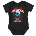 thumbnail image 1 of Urban Streetwear Smurf Hustle Cartoon Romper Boys or Girls Infant Baby Brisco Brands NB, 1 of 6