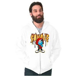 The Smurfs Kanji Peep The Drip Zip Up Hoodie Men's Women's Brisco