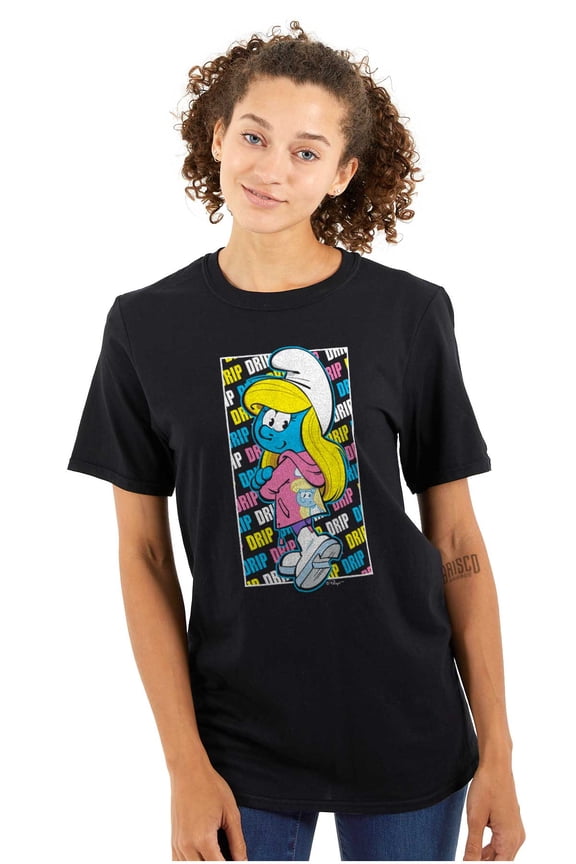 Urban Streetwear Smurfette Drip Women Plus Size Graphic Tee Tees Brisco Brands 3X