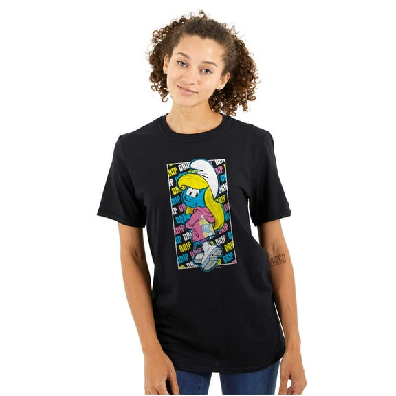 Urban Streetwear Smurfette Drip Women's Graphic T Shirt Tees Brisco Brands S