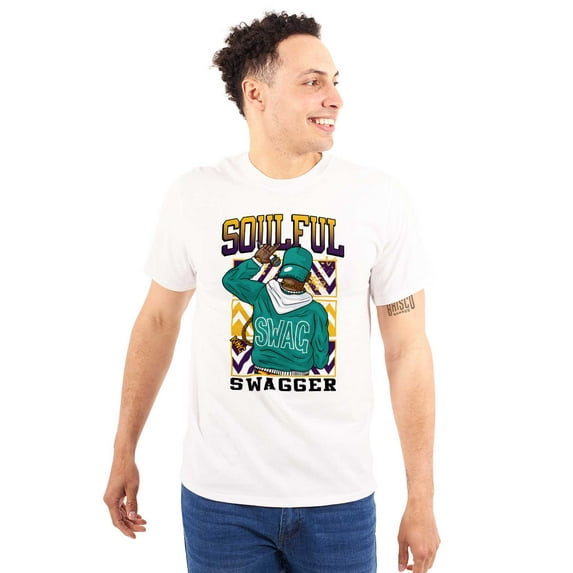 Urban Streetwear Soulful Swagger Men's Graphic T Shirt Tees Brisco Brands S