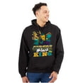 thumbnail image 1 of Urban Streetwear Strong Black King Men's Big & Tall Graphic Hoodie Brisco Brands 5X, 1 of 4