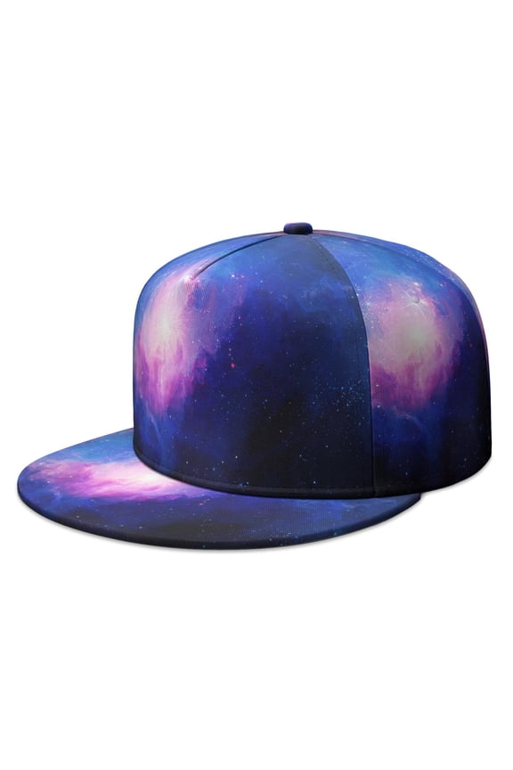 Urban Style Cap - Alien Spacecraft Space and Galaxy Aesthetic Starry Night Sky Adjustable Snapback Hat