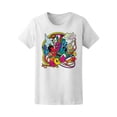 thumbnail image 1 of Urban Style City Doodles T-Shirt Women -Image by Shutterstock, Female Small, 1 of 2