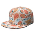 thumbnail image 1 of Urban Style Classic Flat Brim Hat - Adjustable Full Panel Snapback Cap with Artistic Ethnic Design for Teens & Adults, 1 of 4