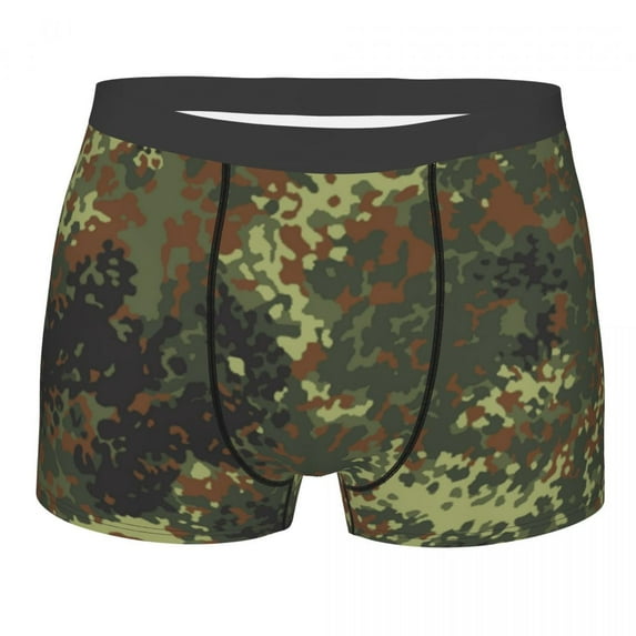 Urban Style Digital Boxer Shorts For Men 3D Printed Army Tactical uflage Underwear Panties Briefs Stretch Underpants
