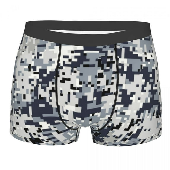 Urban Style Digital Boxer Shorts For Men 3D Printed Army Tactical uflage Underwear Panties Briefs Stretch Underpants