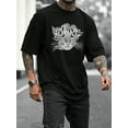 thumbnail image 1 of Urban Style Men's Pullover Hoodie Featuring Unique Cat Face Typography Print, Cozy & Soft Fabric, Perfect For Casual Wear, Graphic Sweatshirt, Long Sleeve, Double Sided Print, Modern Fit., 1 of 4