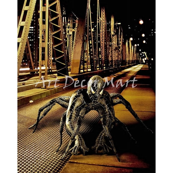 Urban Superhero Canvas Wall Art Print
