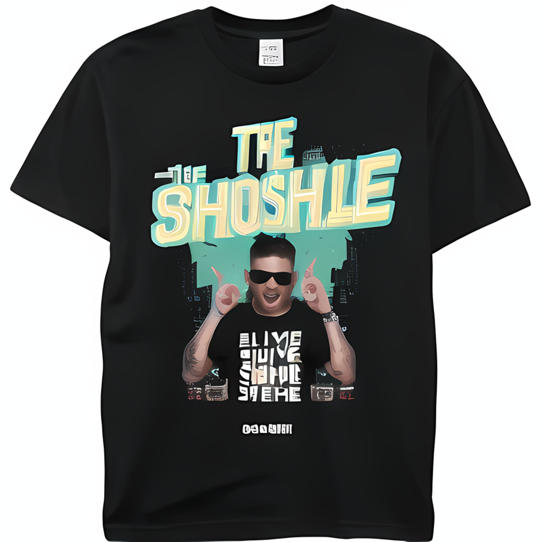 Urban T-Shirt Design: The Shushle Show x The Chningman DJ CharacTeer ...