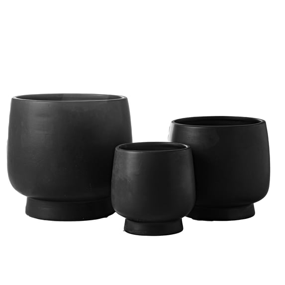 Ceramic Round Pot Matte Finish