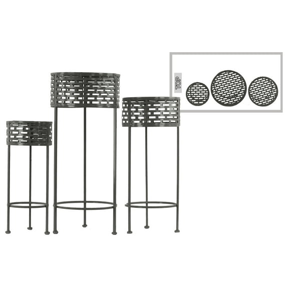 Urban Trends 3 Piece Nesting Plant Stand Set