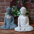 thumbnail image 1 of Serava Cement Meditating Buddha Figurine, 1 of 5