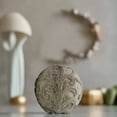 thumbnail image 1 of Allira Cement Ornamental Sphere with Embossed Swirl Design, 1 of 9