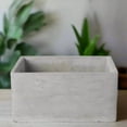 thumbnail image 1 of Glenda Cement Square Pot, 1 of 8