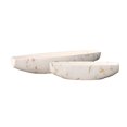 thumbnail image 1 of Ceramic Low Boat Shape Pot Set of Two Matte Finish, 1 of 1