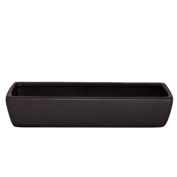 Ceramic Low Rectangle Pot Matte Finish