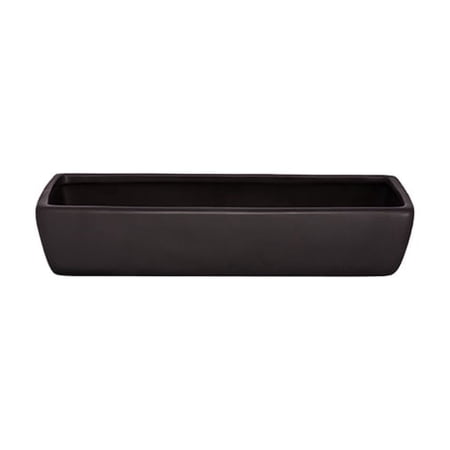 Ceramic Low Rectangle Pot Matte Finish