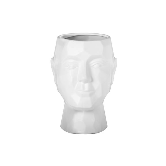 Urban Trends Ceramic Man's Pot Head