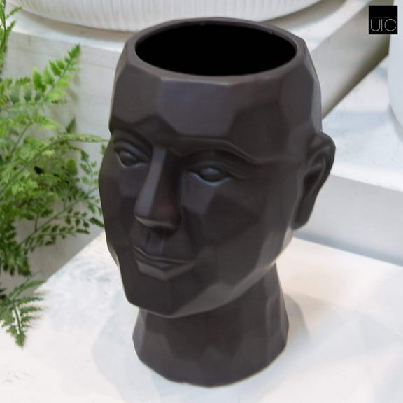 Urban Trends Ceramic Man's Pot Head