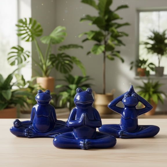 Urban Trends Ceramic Meditating Frog