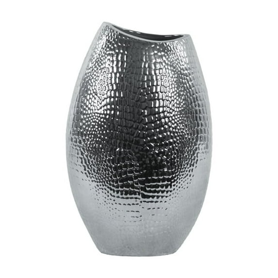 Urban Trends Ceramic Oval Vase Bellied
