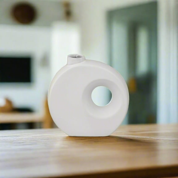 Betty Ceramic Oval Vase