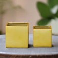 thumbnail image 1 of Odette Handcrafted Ceramic Square Planter Set (Set of 2), 1 of 8