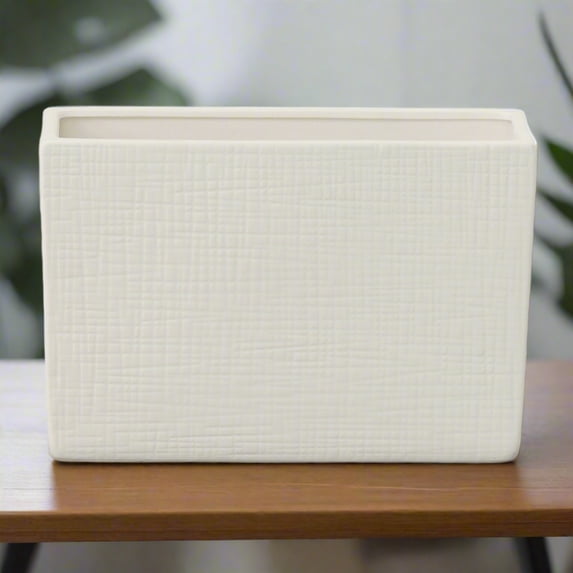 Aeros Ceramic Rectangle Vase