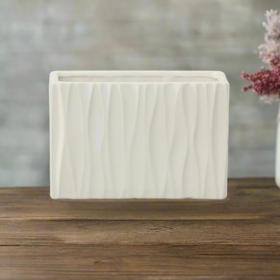 Aeros Ceramic Rectangle Vase