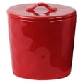 thumbnail image 1 of Urban Trends Ceramic Round Canister with Handle on Lid, 1 of 2