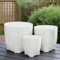 thumbnail image 1 of Myora Marble Tripod Planter Set (Set of 3), 1 of 10