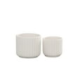 thumbnail image 1 of Ceramic Round Pot Matte Finish White-5.50"H -199, 1 of 1