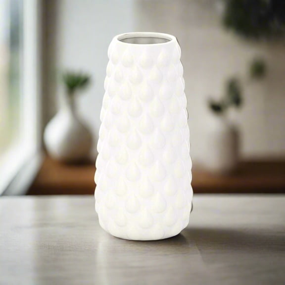 Nicolette Ceramic Round Vase