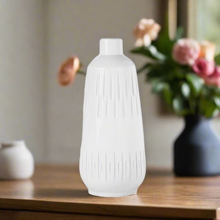 Urban Trends Ceramic Round  Vase