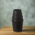 thumbnail image 1 of Rhenna Layered Design Round Ceramic Vase, 1 of 8