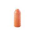 thumbnail image 1 of Nessa Round Bubbled Ceramic Vase – Decorative Textured Ceramic Flower Vase for Home Décor, Living Room, Bedroom, Tabletop & Shelf Accent (Size- 6.50"x16.50"H, Orange), 1 of 1