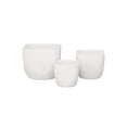thumbnail image 1 of Ceramic Square Plain Pot Gloss Finish White-8.50"H, 1 of 1