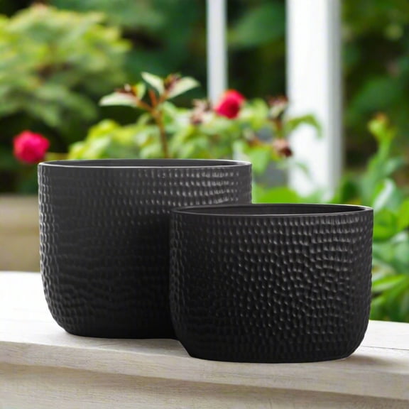 Ceryn Symmetry Oval Planter Set (Set of 2)