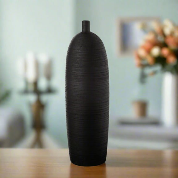 Calvessa Ceramic Tall Cylindrical Vase