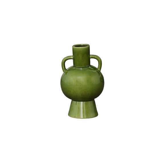 Ceramic Vase Gloss Finish Green