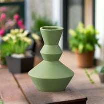 Porshan Geometric Ceramic Vase
