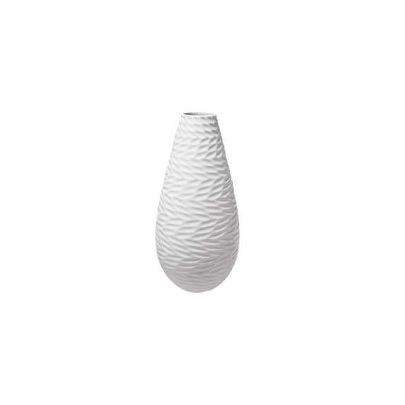 Ceramic Round Bellied Vase Matte Finish-12.00"H