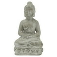 thumbnail image 1 of Urban Trends Collection 12" Cement Sitting Buddha Figurine in Dhyana Mudra Meditating Position, 1 of 5