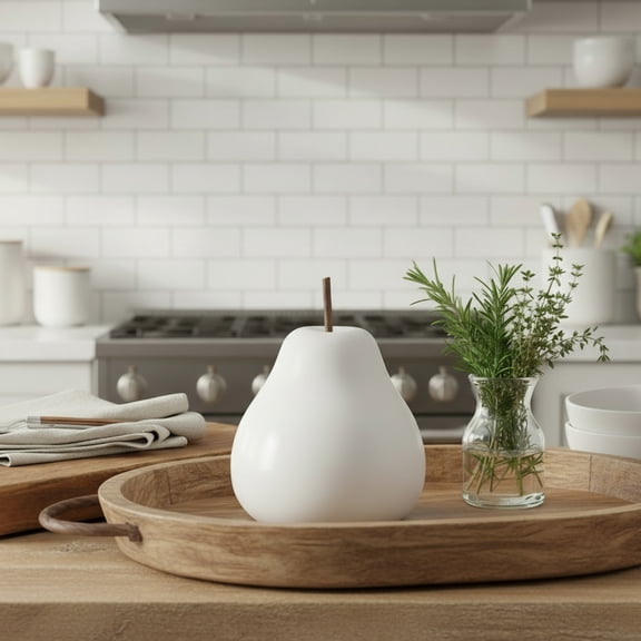 Posie Ceramic Pear Figurine
