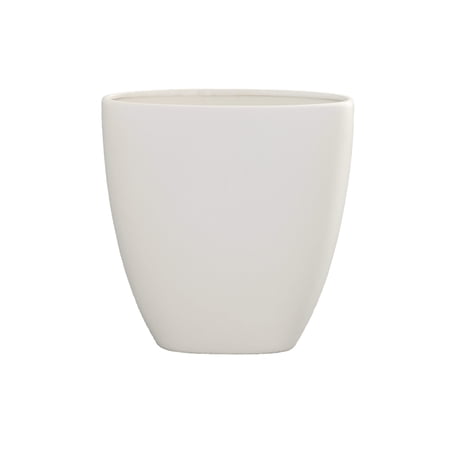 Ceramic Oval Pot Matte Finish