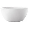 thumbnail image 1 of Urban Trends Collection 15273 Ceramic Low Oval Pot with Tapered Bottom Design, Matte White, 1 of 1