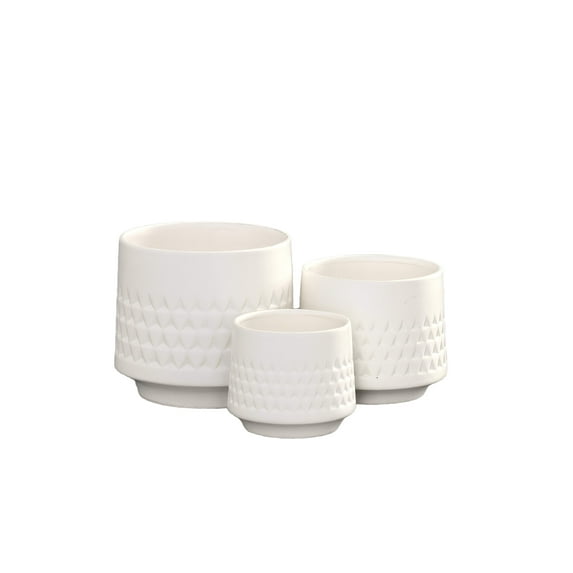 Ceramic Round Pot Matte Finish-6.00"H