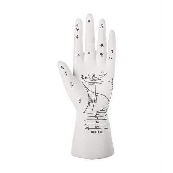Helvara Ceramic Palmistry Hand Decor